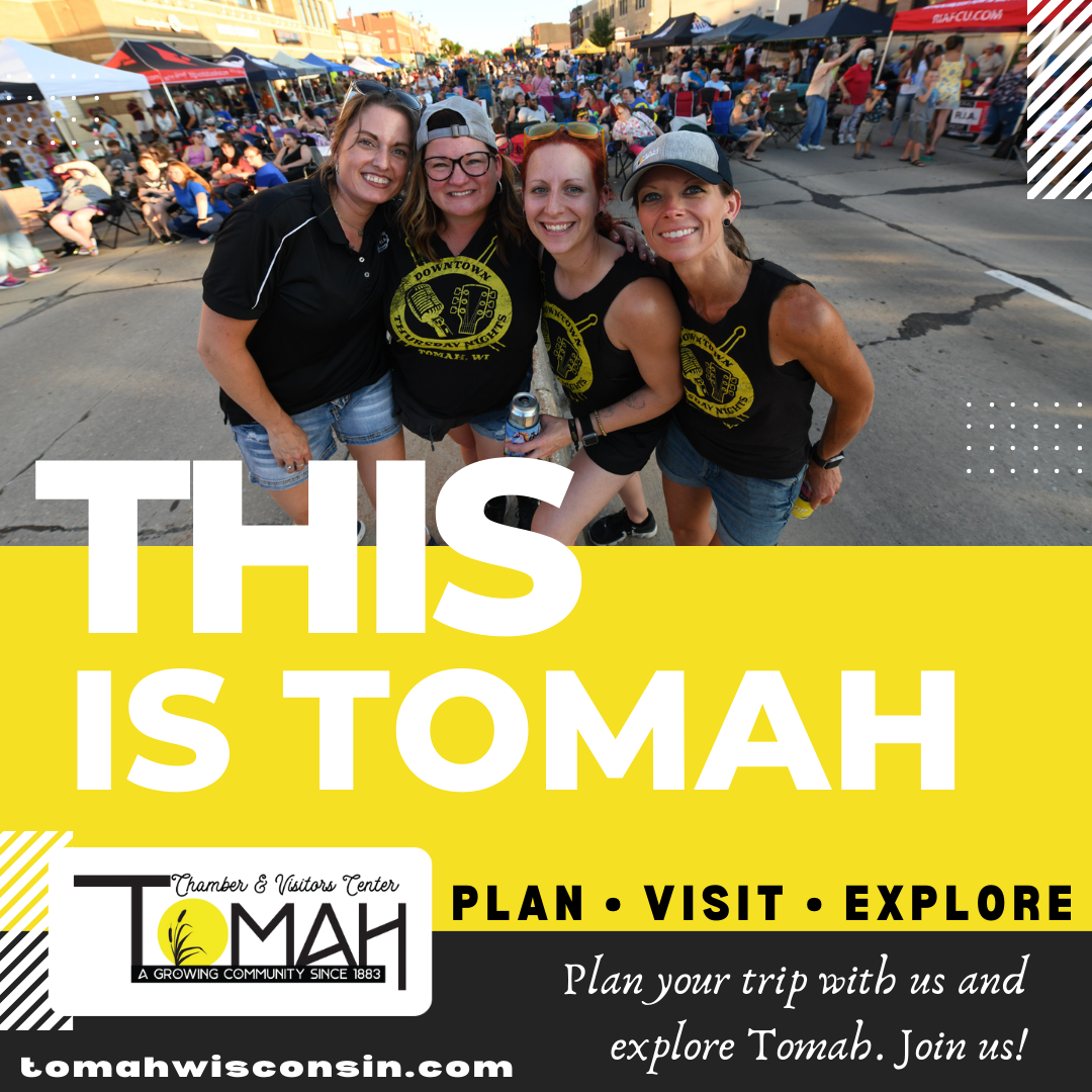 owntown Thursday Nights, Monroe County Fair, Tomah Crazy Days, Annual Rally for the Record & More!