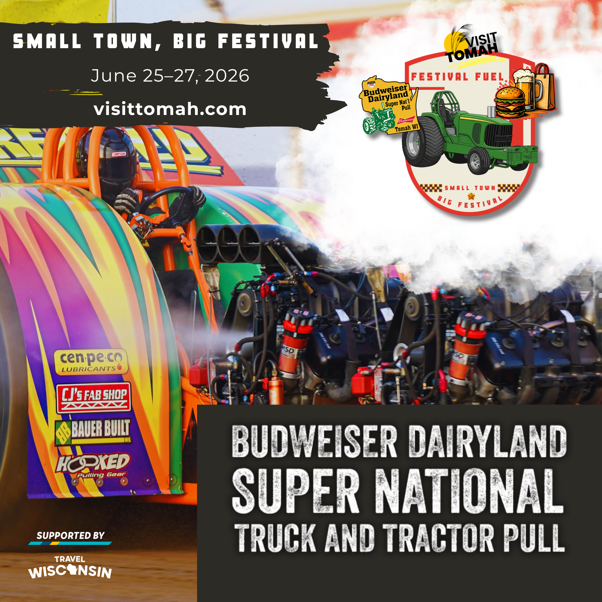 Budweiser Dairyland Super National Truck and Tractor Pull